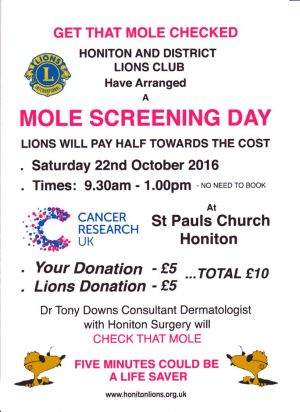 Mole Screening day Mole Screening day