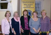group of Lions ladies who helped run the pamper evening