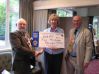 £500 presentation to Devon Air Ambulance following Lions Golf day