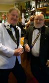 Fancy meeting you at the bar, DG Alan and Lion President Brian