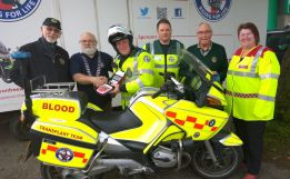 Lions & Freewheelers as DeFib hits the road