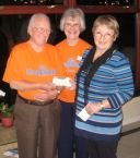 £750 presented by Lions Presidents wife Linda to ForceCancer