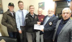 £300 presenation to RNLI towards Penlee lifeboat station