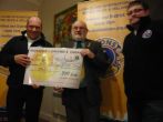 Handover of 1st 500 to Devon Freewheelers