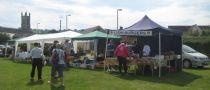 Lions BBQ and stalls at classic car event