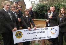 Handover to college and special needs pupils with chickens