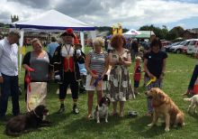 Town Mayor and Crier at Classic car event / Dog show