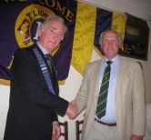 New Lion President ED takes over for 2013-\\\'4 from Ex Lion President Steve