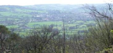 Honiton from Dumpdon hill looking west