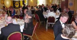 All Lions seated and ready for the meal