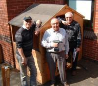 3 builders and their shed