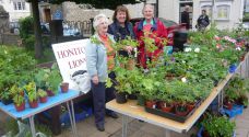 Lions ladies all set up and ready to sell