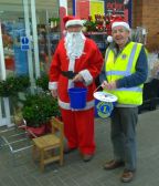 Lion Paddy with Lion Santa Bill